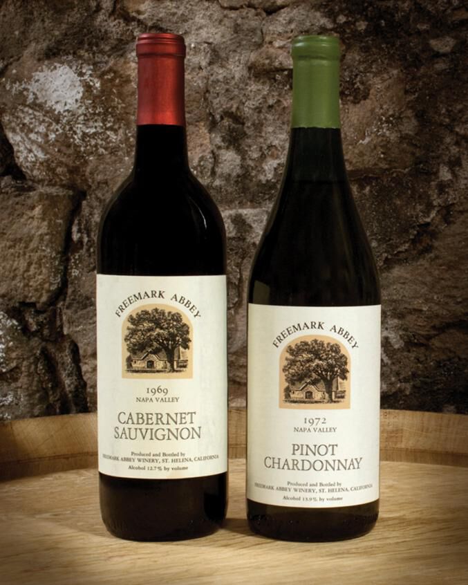 Freemark Abbey Cabernet and Chardonnay